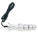 Bipolar Metal Electric Shock Butt Plug - F